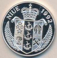 Niue 1992. 10$ Ag "Cook kapitány csendes-óceáni utazásai" T:PP
Niue 1992. 10 Dollars Ag &q...