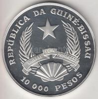 Guinea-Bissau 1991. 10.000P Ag "Nuno Tristao felfedező" T:PP Guinea-Bissau 1991. 10.000 Pesos Ag "Discoverer Nuno Tristao" C:PP