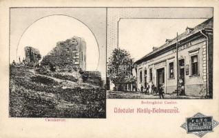 Királyhelmec castle ruin, casino, Hotel Rigó