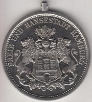 Németország/Hamburg DN "A hamburgi Wapen-hajó - 1720" ffém emlékérem T:BU
Germany/Hamburg ...