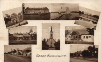 Kápolnásnyék református templom, villák (fa)