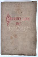 1907 A Country Life amerikai életmódmagazin fél évfolyama bekötve. Sok képpel / 
1907 Country Life a...