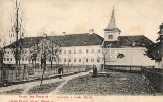 Bozovics military barrack, church