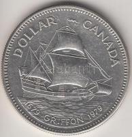 Kanada 1979. 1$ Ag "Griffon-hajó" T:2
Canada 1979. 1 Dollar Ag "Griffon Ship" C:...