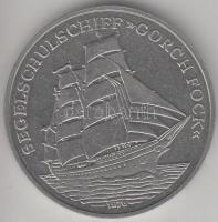 NSZK 1970. "Gorch Fock" ffém T:2
GFR 1970. "Gorch Fock" white metal T:2