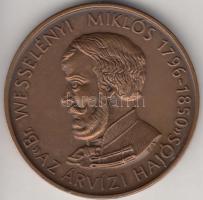 1988. "MÉE - Pesti árvíz / Wesselényi Miklós" Br emlékérem (42mm) T:1