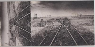 Auschwitz-Birkenau, Oswiecim-Brzezinka - hiányos modern képeslapfüzet 10 lappal