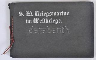 1915 S.M. Kriegsmarine im Weltkriege 18 lapos képes füzet az I. világháborús osztrák-magyar haditengerészetről csatajelenetekkel / 1915 The Austro-Hungarian navy in the First World War booklet with 18 pictures