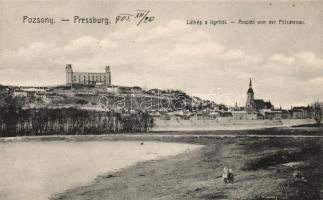 Pozsony from Pötschen island