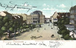 Pozsony Kossuth square, theatre (EB)