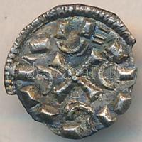 1095-1116. Denar Ag "Kálmán" (0.31g) T:2 Huszár 39., Unger I.: 32. ph. kitörés