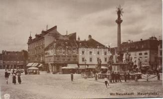Wiener Neustadt main square, shops