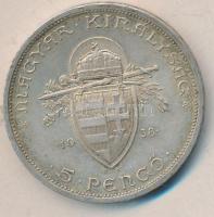 1938. 5P Ag "Szent István" T:2-