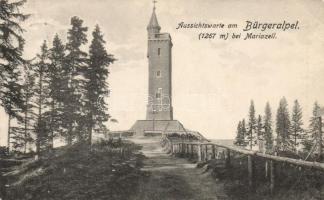 Bürgeralpel bei Mariazell, lookout tower (Rb)