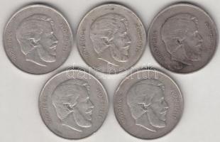 1947. 5Ft Ag "Kossuth" (5x) T:2,2-