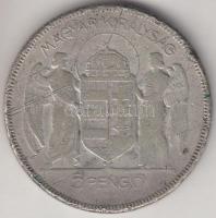 1930. 5P Ag "Horthy-jobbra" T:3