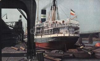5 db érdekes, háború előtti hajós képeslap / 5 vintage ship postcards