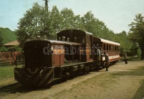 Úttörővasút, Kisvasút - 5 db futott képeslap