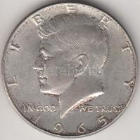 Amerikai Egyesült Államok 1965. 1/2$ Ag "Kennedy" T:2- USA 1965. 1/2 Dollar Ag "Kennedy" C:VF