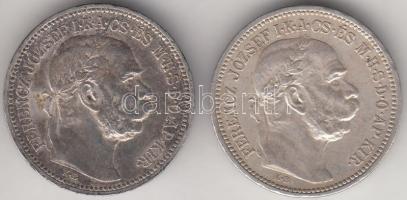 1915KB 1K Ag "Ferenc József" (2x) T:2