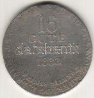 Német államok/Hannover 1833A 16Gute Groschen ezüst T:3/4 ph