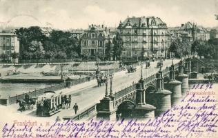 Frankfurt a. M. mit Straßenbahn 1898