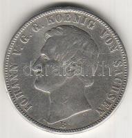 Német államok/Szászország 1865B Taler ezüst T:3 ph