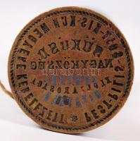 cca 1900 "Pest-Pilis-Solt-Kis-kun Megyébe Kebelezett Sükösd Nagyközség Elöljárósága" felir...