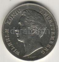 Német államok/Würtemberg 1854. 2G ezüst T:2/3+ perem megfúrva R!