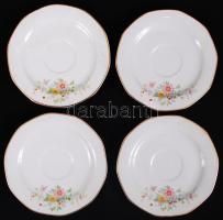 4db, matricás, jelzett kínai kistányér /  Chinese coffee saucers