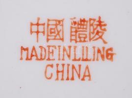 4db, matricás, jelzett kínai kistányér / 
Chinese coffee saucers