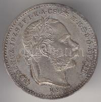 1870KB 20Kr "Váltó Pénz" Ag T:2