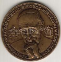1978. "Mindszenty bíboros" emigrációs veret, bronz, tokban T:1