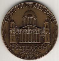1978. "Mindszenty bíboros" emigrációs veret, bronz, tokban T:1