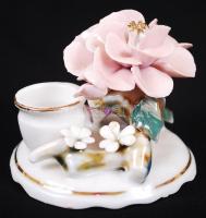 Gyertyatartó tétel, apró lepattanások, többség jelzett, összesen 5 db / candle stick set