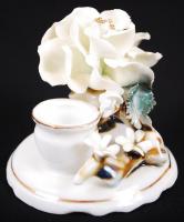 Gyertyatartó tétel, apró lepattanások, többség jelzett, összesen 5 db / candle stick set