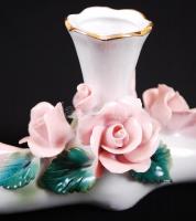 Gyertyatartó tétel, apró lepattanások, többség jelzett, összesen 5 db / candle stick set