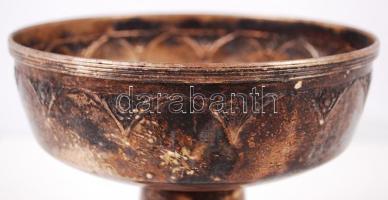 cca 1900 Szecessziós stílusú ezüstözött alpakka kínáló / 
Art nouveau silver plated alpacca serving ...