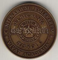 1992. "Bányászat I" emlékérem bronz vastagabb veret, dísztokban T:I