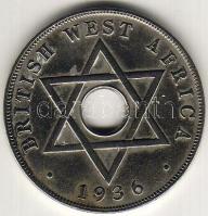 Brit Nyugat-Afrika 1936KN 1P T:2/3+
