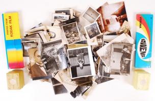 1900-1970 Nagy fotótétel régi családi fényképekkel, velencei és delphoi diákkal, színházi fotók stb....