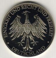 NSZK 1991. "Brandenburger Tor" fém emlékveret T:PP