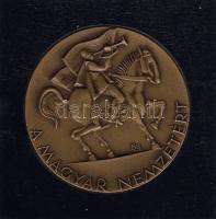 1989. "A magyar nemzetért-Erdély" bronz szign.Kiss Nagy András tokban + tanúsítvány T:2