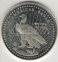 USA 1981. "American Eagle" ezüst 31,101gr T:1