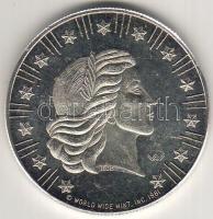 USA 1981. "American Eagle" ezüst 31,101gr T:1