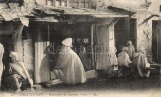 Constantine Arab quarter, shopkeepers, folklore (EB)