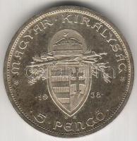 1938. 5P "Szt. István" ezüst T:2+