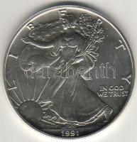 USA 1991. 1$ (1oz.) ezüst T:1