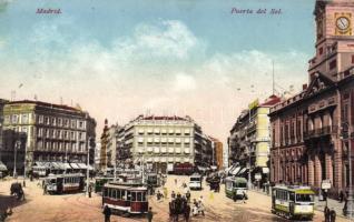 Madrid Puerta del Sol / "Gate of the Sun" trams (fa)