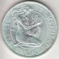 1984. 500Ft Ag "Nők évtizede" T:BU Eredeti tokban (sérült), tanúsítvánnyal!